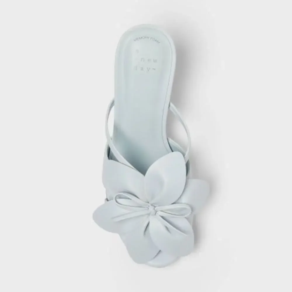 Women Domenica Heels with Memory Foam Insole - A New Day Light Blue